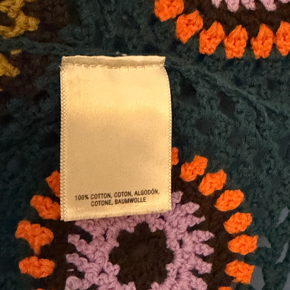 Moth Multicolor Crochet Cardigan m/l - Picture 8 of 10